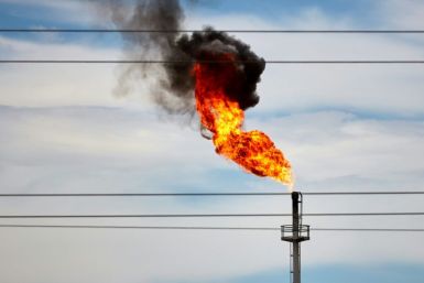 A gas flare in the Vaca Muerta field which covers a huge sweep of western Patagonian wilderness and sits on the world's second largest reserve of shale gas, and its fourth largest oil reserves