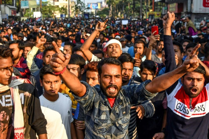 The protests follow the approval of legislation that many in the far-flung northeast believe will give citizenship to large numbers of immigrants from neighbouring Bangladesh