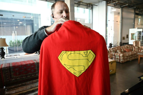 The cape from Christopher Reeve's "Superman" (1978) is estimated to sell for $100,000-$200,000