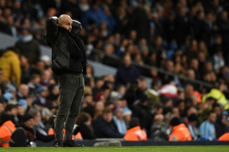 Long way back: Manchester City are 17 points adrift of Premier League leaders Liverpool
