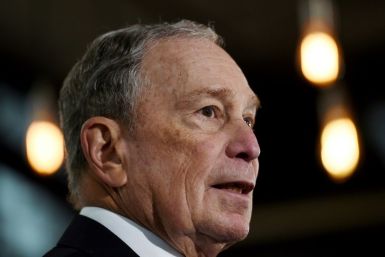 Former New York Mayor and Democratic presidential candidate Michael Bloomberg on 