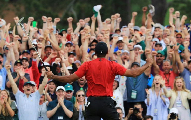 Woods ended his 11-year wait for a 15th major by winning the Masters