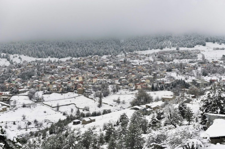 The ski lodge where the migrants have been installed may have great views, but it is 45 kilometres from the nearest town