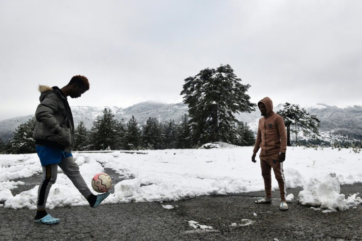 A disused Greek ski lodge currently hosts 116 asylum-seekers