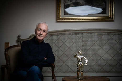 Gilded cage: Actor Anthony Daniels, better known as the golden robot C-3PO in "Star Wars"