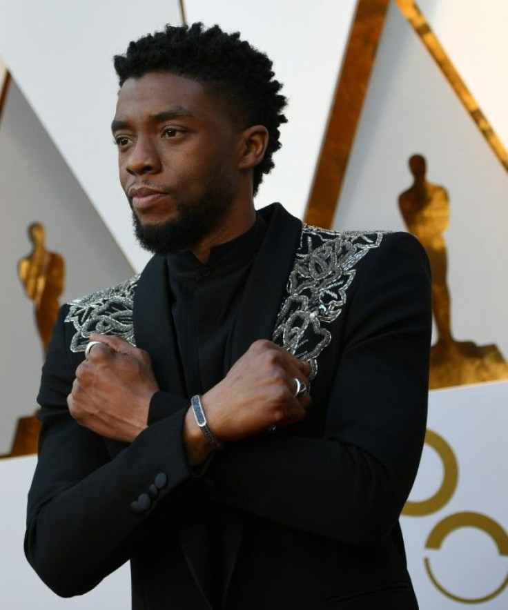 "Wakanda Forever": superhero film "Black Panther" starring Chadwick Boseman in the title role -- seen here at the Oscars in 2018 -- was groundbreaking in terms of its mainly black cast