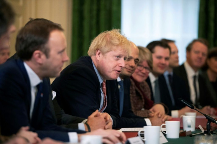 Johnson chaired his first cabinet meeting since last week's crushing election victory