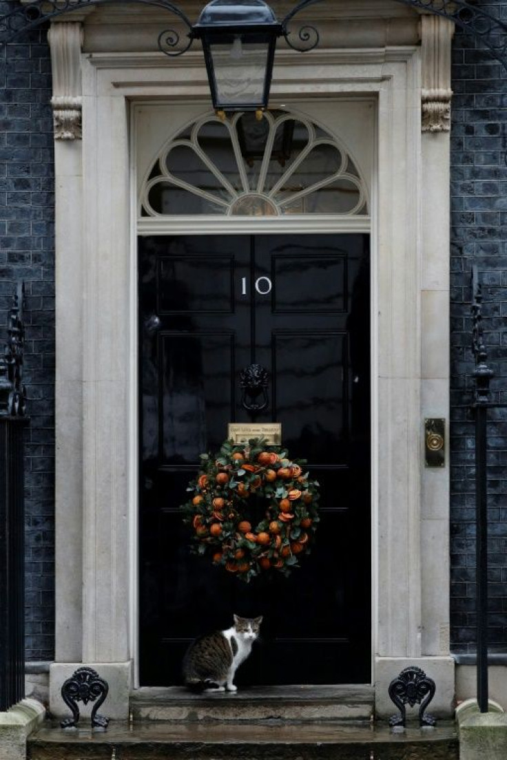 Johnson met his ministers inside the prime minister's residence at 10 Downing Street