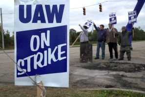 GM workers striking in October. The end of the work stoppage was a major boost to output in November