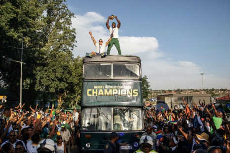 South African Rugby captain Siya Kolisi  brought the World Cup to Soweto