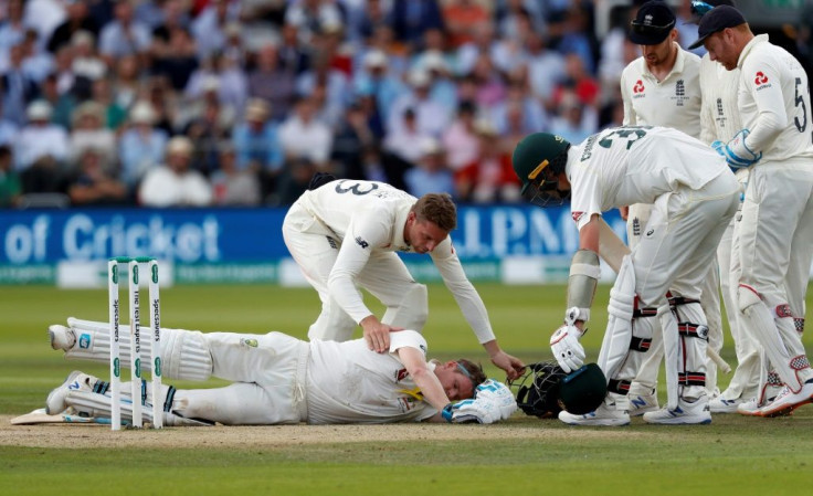 Steve Smith took a terrifying blow to the head but return to continue dominating the England bowlers