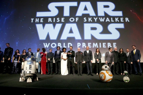 "The Rise of Skywalker" serves as a swansong for "Star Wars" stalwarts like Anthony Daniels (C-3P0) and Billy Dee Williams (Lando Calrissian), pictured with the cast at the world premiere in Hollywood