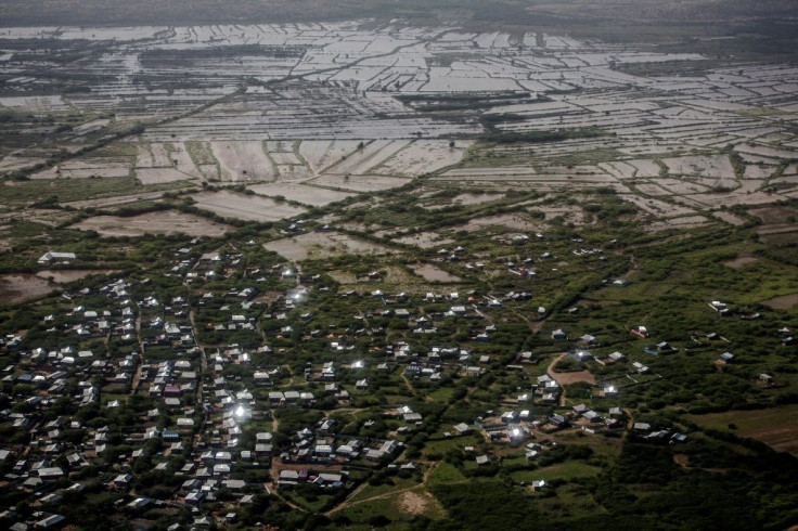 The town of Beledweyne was inundated in the flood -- the waters are now slowly receding