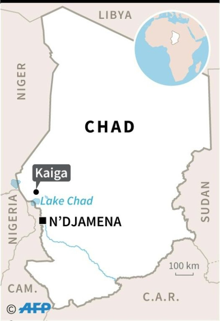 Map locating Kaiga in Chad where Boko Haram jihadists killed several people on Tuesday.