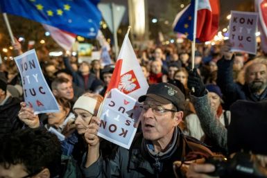 The rallies erupted a day after Poland's top court warned the reform plans would risk EU membership if they were enacted