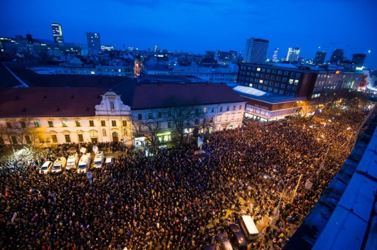 The double killing of Kuciak and his fiancee Martina Kusnirova plunged the country into crisis and sparked mass demonstrations