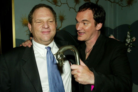Miramax co-founder Harvey Weinstein and Director Quentin Tarantino at the September 2003 premier of "Kill Bill Volume 1," one of the movies in the Miramax catalagoue covered by a $375 million deal between ViacomCBS and Qatar's Bein Group