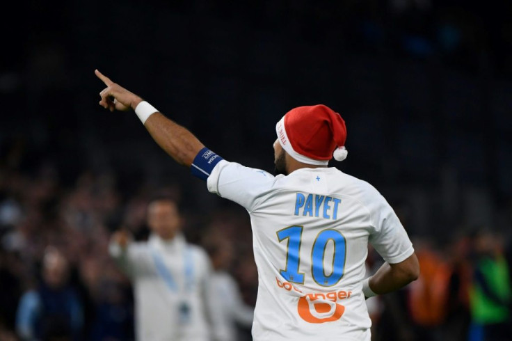 Dimitri Payet celebrated his goal against Nimes by wearing a Santa Claus hat