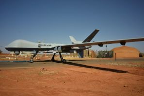 The French army has deployed three armed Reaper drones at an air base in Niamey, Niger