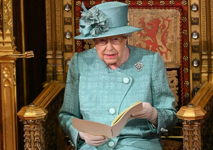 Britain's Queen Elizabeth II has been troubled by a series of scandals and misfortunes in a year she described as "quite bumpy" in her Christmas Day message
