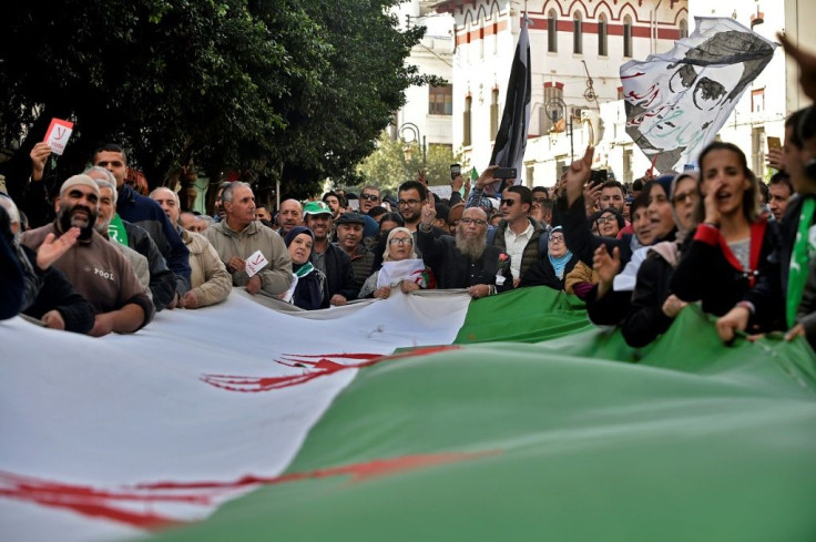 Algerians have also been protesting for greater political freedoms