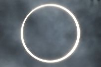 People in the southern Indian city of Dindigul were treated to a spectacular view of the annular solar eclipse