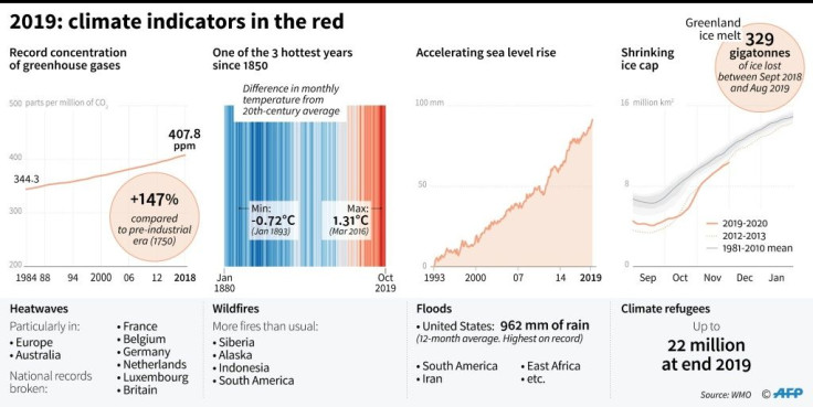 The state of the climate in 2019