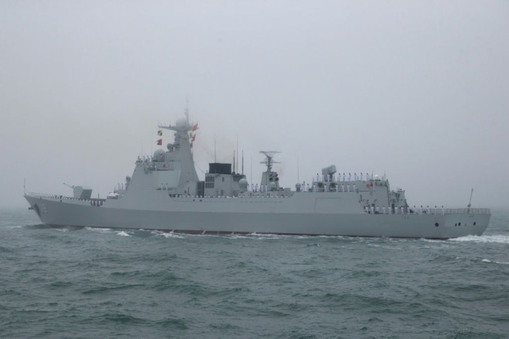 One of China's Type 052D guided missile destroyers is taking part in the naval drills with Russia and Iran