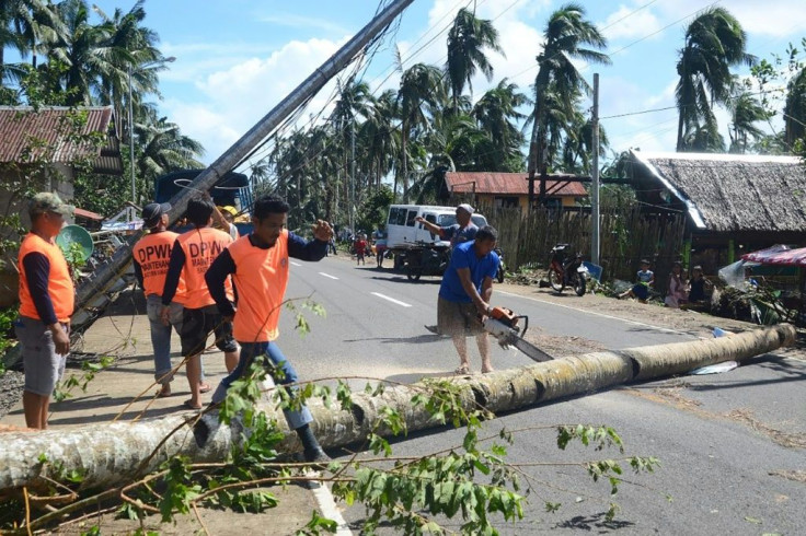 The Philippines is the first major landmass facing the Pacific typhoon belt, and is hit by an average of around 20 storms a year