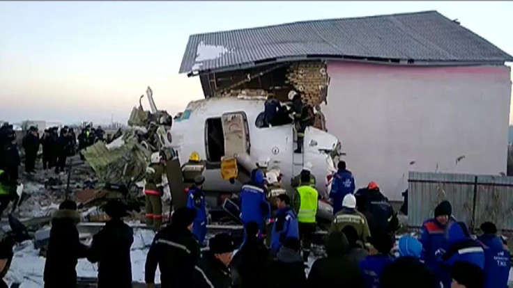 Passenger plane crashes in Kazakhstan