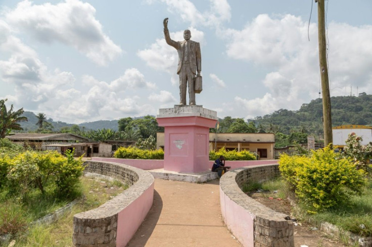 A statue of Ruben Um Nyobe has been erected in Eseka to commemorate his part in Cameroon's independence