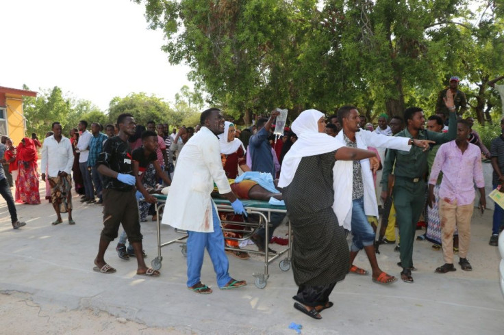 The injured were being taken to Madina Hospital