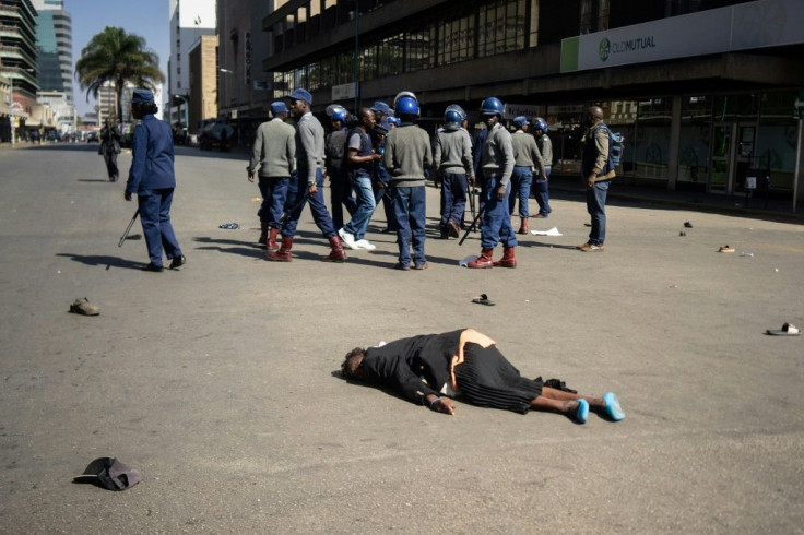 From covering police violence at Zimbabwe protests, journalists themselves have become targets