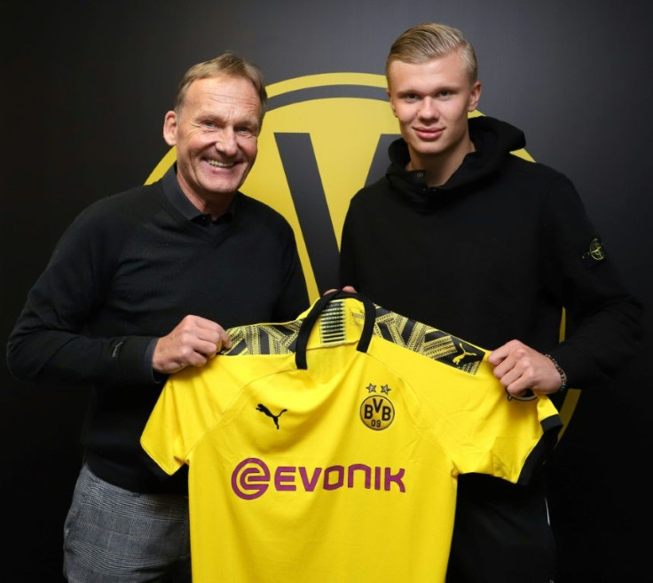 Erling Braut Haaland signed for Borussia Dortmund on Sunday