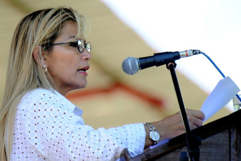 Bolivia's interim president Jeanine Anez said the country's government has declared Mexico's ambassador and two Spanish diplomats "persona non grata"