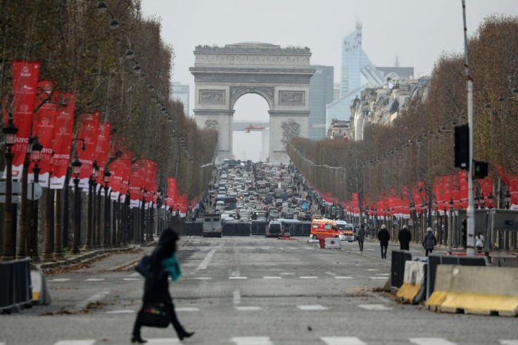 Celebrations in Paris, which usually focus on the Champs Elysees, are likely to be muted due to a gruelling transport strike