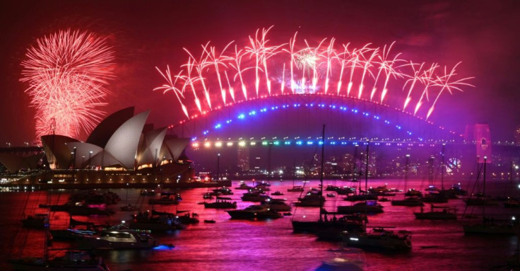 Australia's largest city usually puts on a dazzling display of pyrotechnics over the glittering harbour, but this year's celebrations were overshadowed by calls to cancel the fireworks as devastating bushfires rage across the country