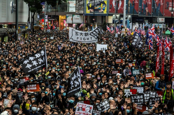 The unrest in Hong Kong was sparked last year by a proposal to allow extraditions to mainland China