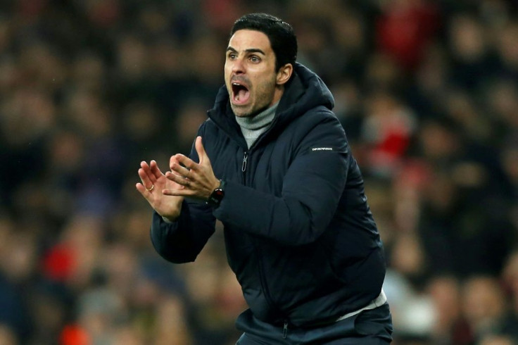 Third time lucky: Mikel Arteta won his first game as Arsenal manager at the third time of asking