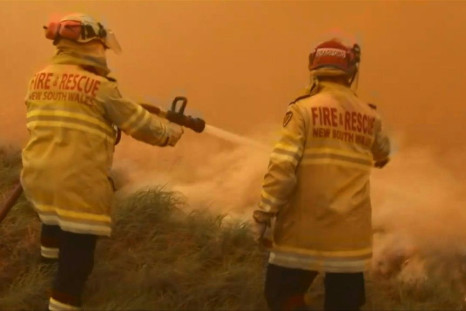 Australia fires: crews battle flames