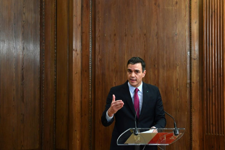 Spain's Socialist leader Pedro Sanchez is seeking backing from a Catalan separatist party in parliament to secure another term as prime minister