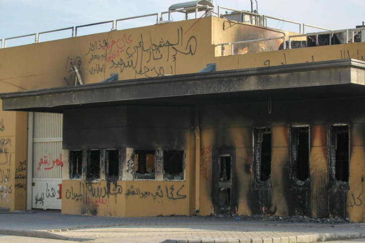 The US embassy in  Baghdad was damaged by Hashed supporters who stormed the building earlier this week and laid siege to it for just over a day