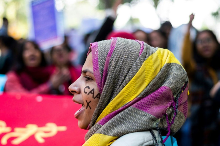 Big rallies against a new citizenship law have been held in New Delhi and other cities across India