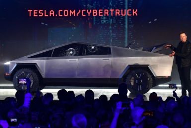 Tesla co-founder and CEO Elon Musk at the November launch of an all-electric battery-powered Tesla Cybertruck in Los Angeles