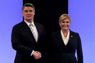 Croatian President Kolinda Grabar Kitarovic  faces a very serious challenge from former leftist prime minister Zoran Milanovic