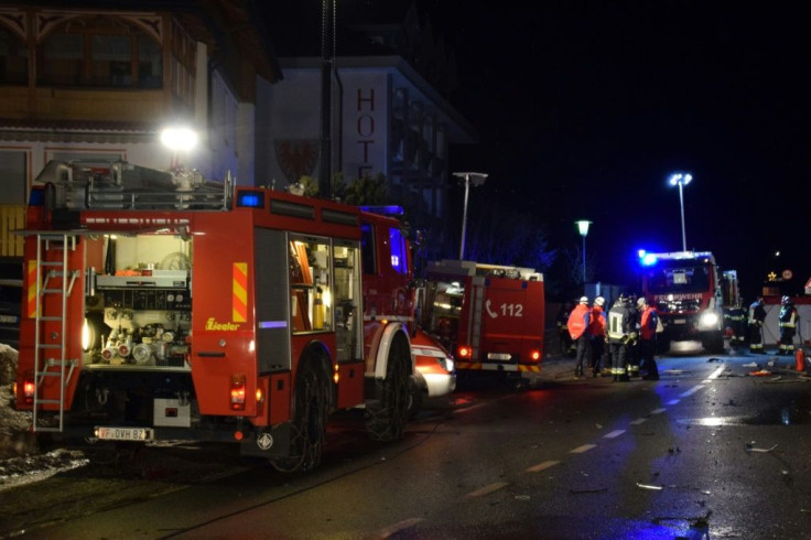 More than 150 emergency workers were mobilised following the tragedy at Lutago in the Italian Alps, and a field hospital was set up by the roadside to provide first aid