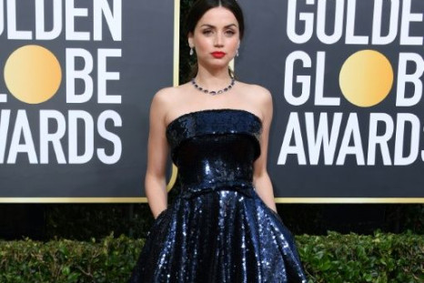 Cuban actress Ana de Armas ("Knives Out") looked stunning in a glittering blue gown