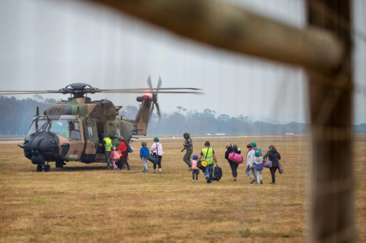 Military teams fanned out across eastern Australia