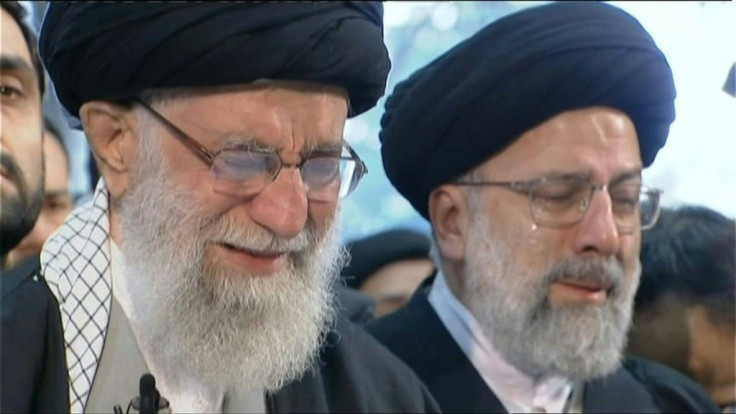 Iran's supreme leader Ayatollah Ali Khamenei presided over prayers for the slain general