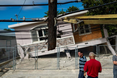 Puerto Rico has been shaken by a series of strong earthquakes since December 28. This house was damaged by one that struck on January 6, 2020